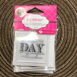 I-Press Clear Stamp Set - Recorded This Day, From The Desk Of, Return To